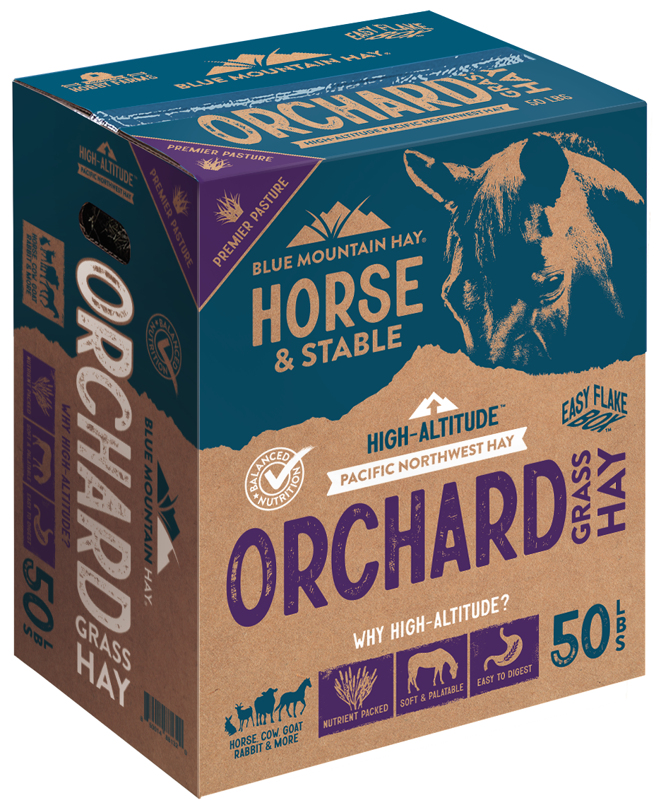 forstandard コンポート　101 HAY Orchard Grass Hay for Horses | Easy Flake Box | Blue Mountain Hay