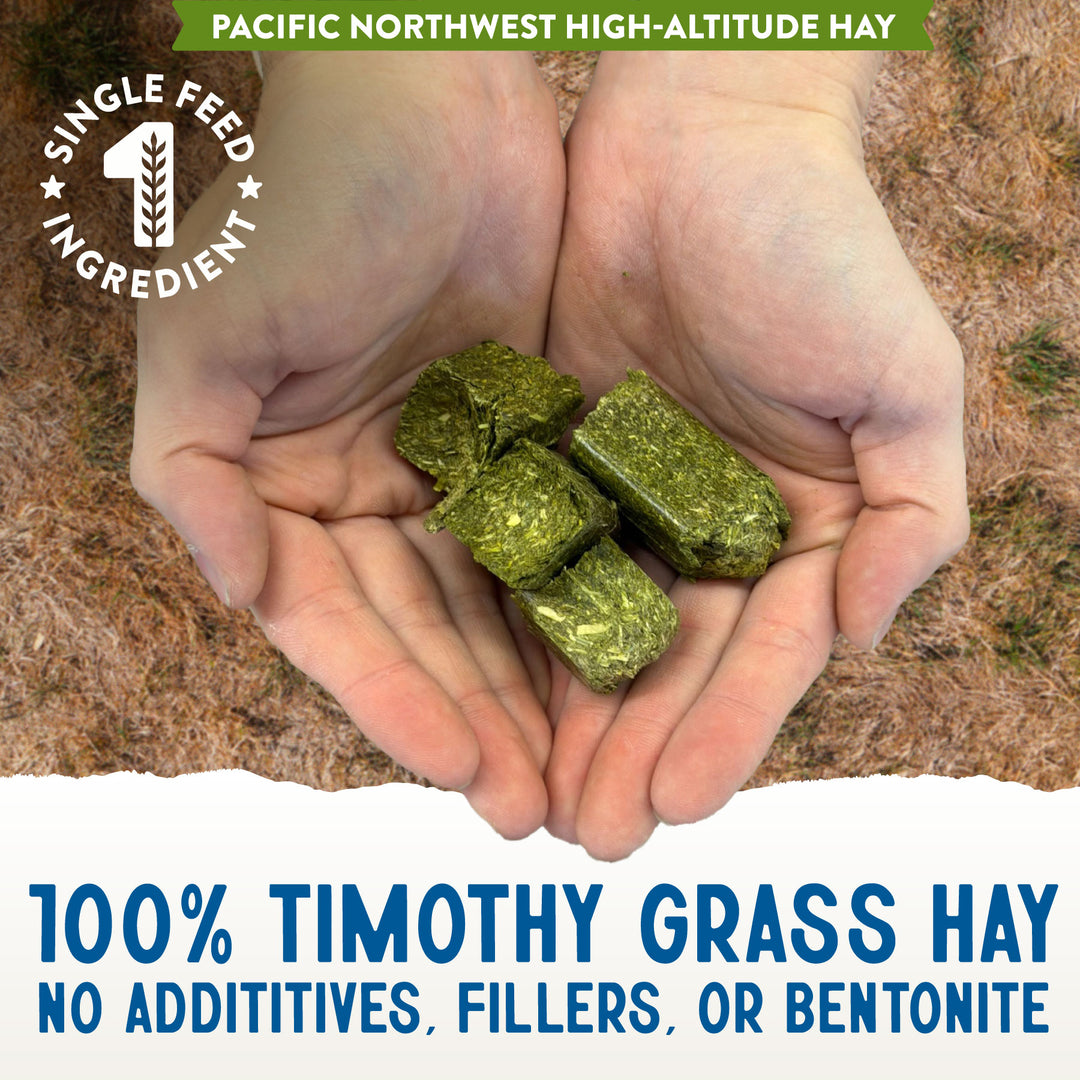 High-Altitude Timothy Hay Mini Cubes - 50 lb