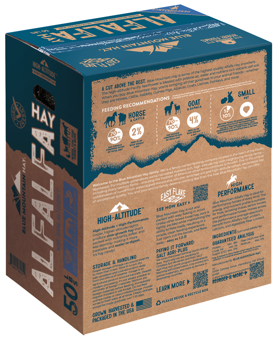 Alfalfa Hay Easy Flake Box