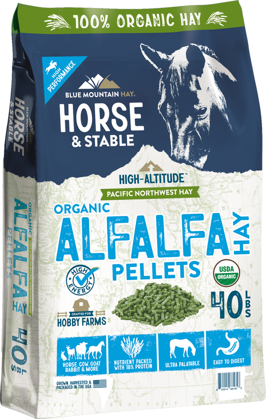 Organic Alfalfa Hay Pellets