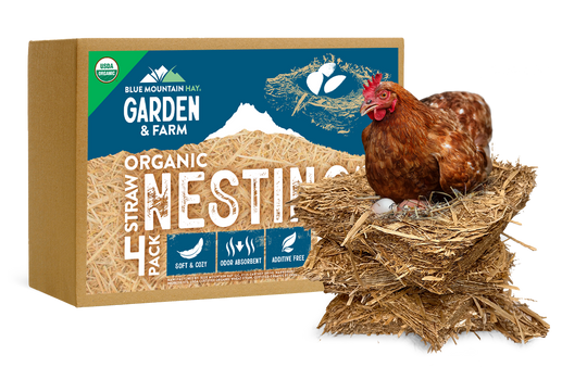 Organic Straw Nesting Pads