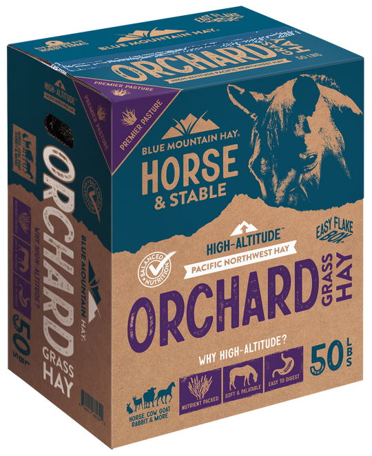 Orchard Grass Hay Easy Flake Box