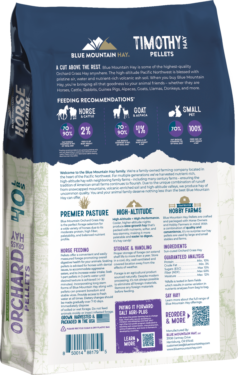 Orchard Grass Hay Pellets