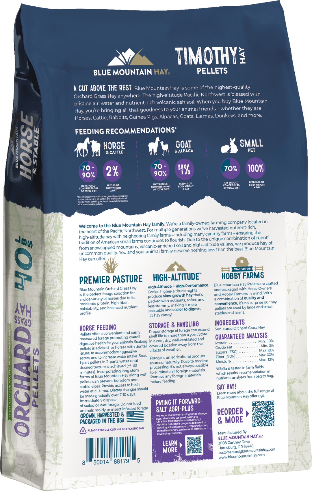 Orchard Grass Hay Pellets