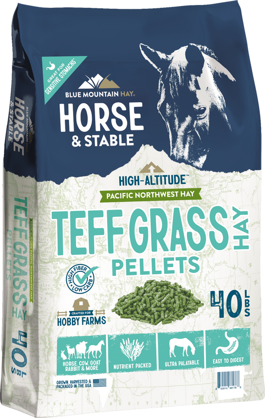Teff Grass Hay Pellets