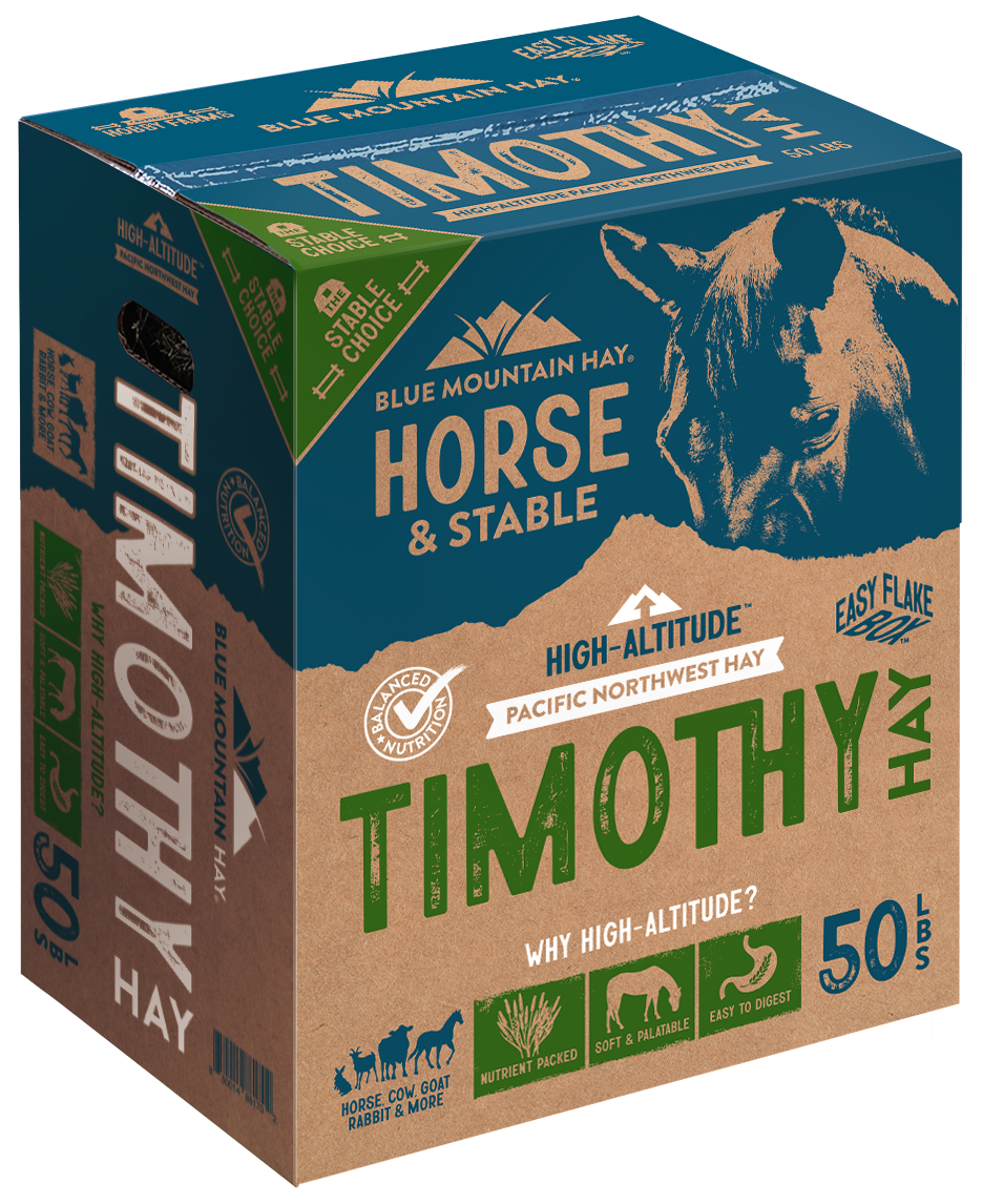 Timothy Hay for Horses | Easy Flake Box | Blue Mountain Hay