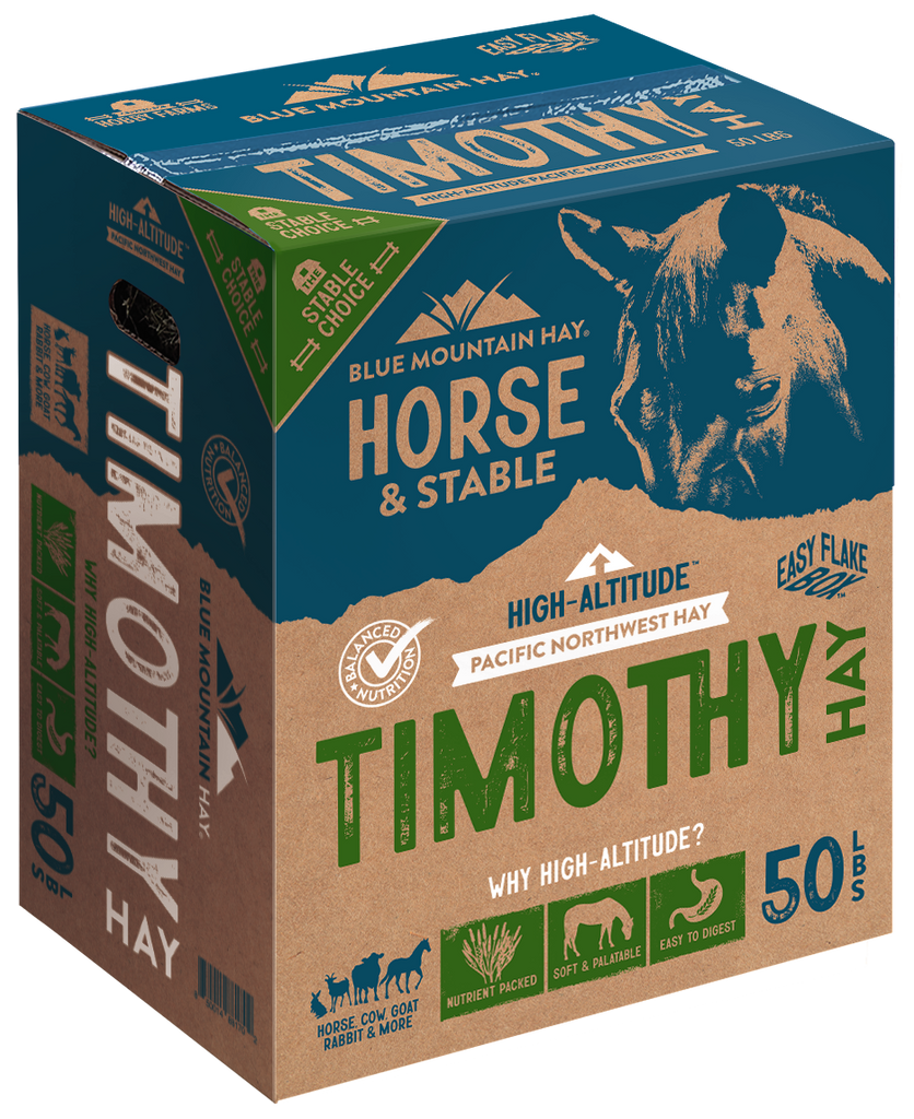 Timothy Hay for Horses | Easy Flake Box | Blue Mountain Hay