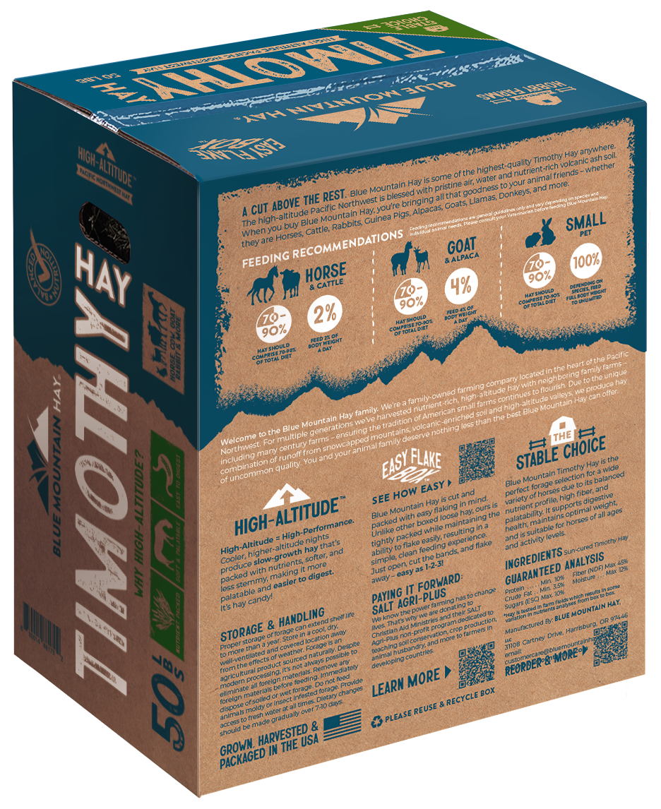 Timothy Hay Easy Flake Box