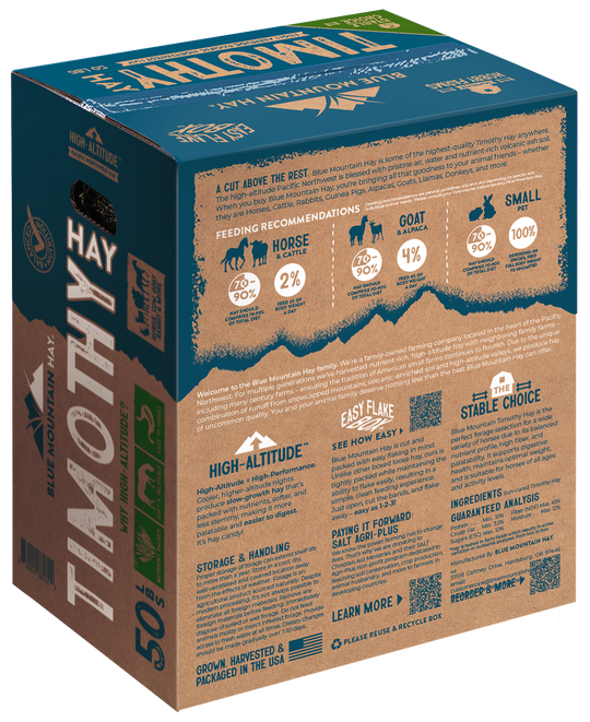 Timothy Hay Easy Flake Box