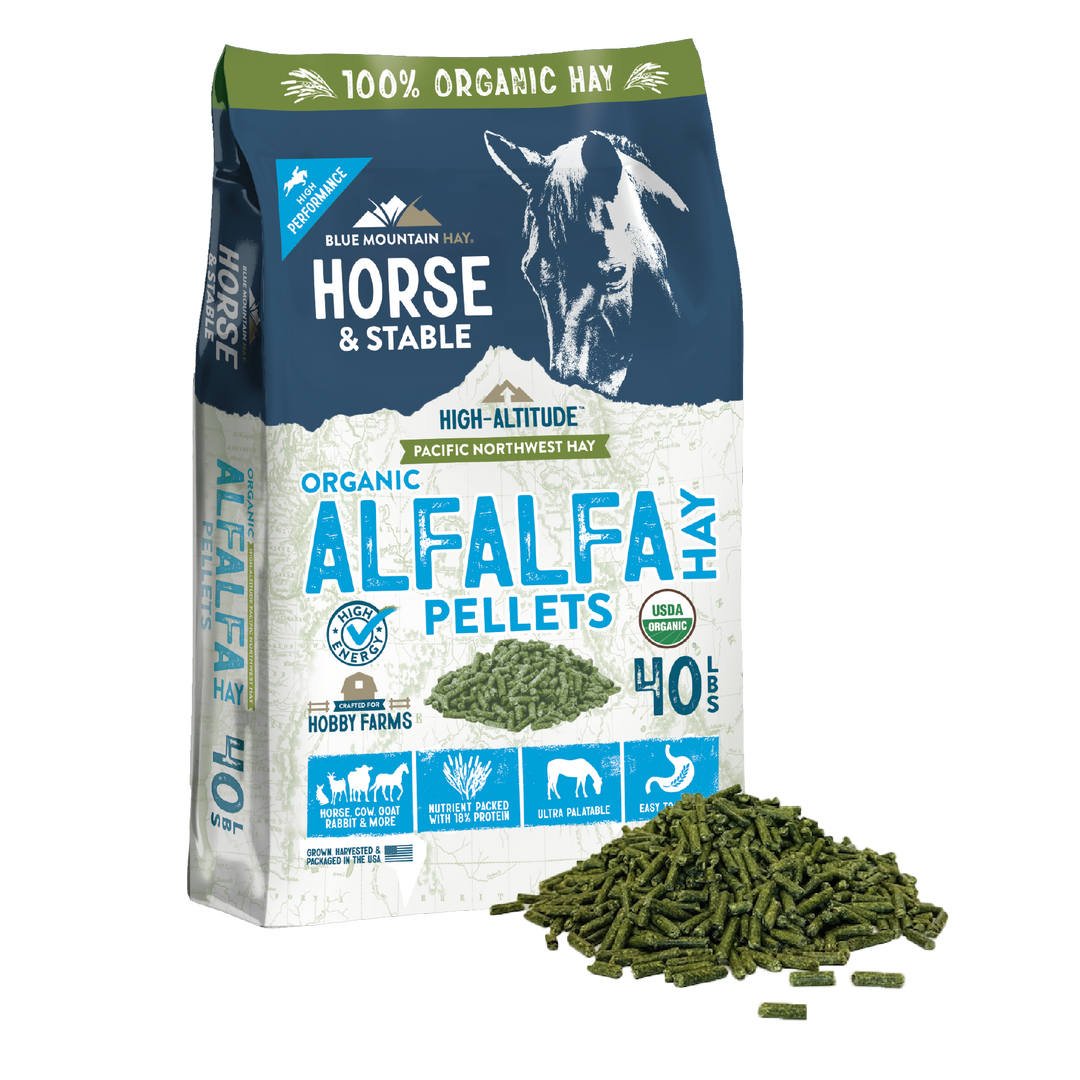 Organic Alfalfa Hay Pellets