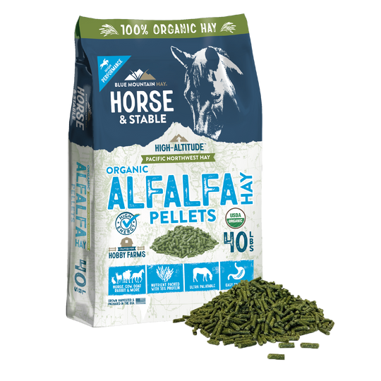 Organic Alfalfa Hay Pellets