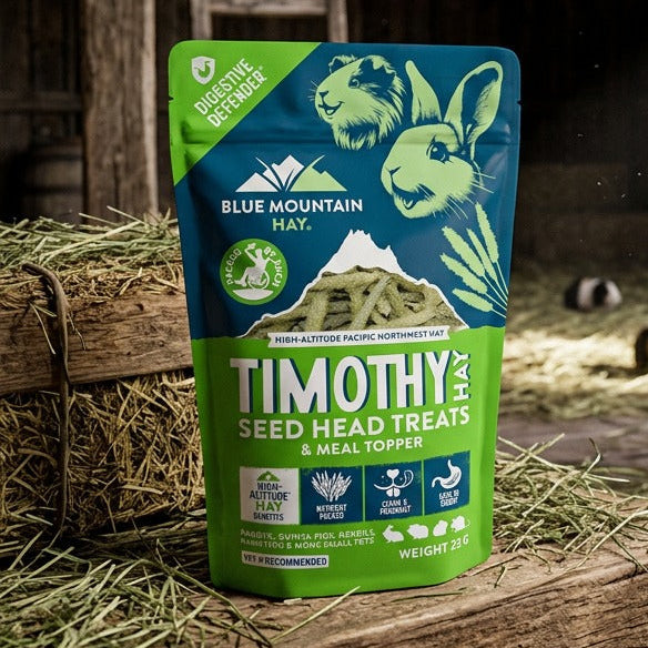 Timothy Hay Seedhead Treats for Small Pets