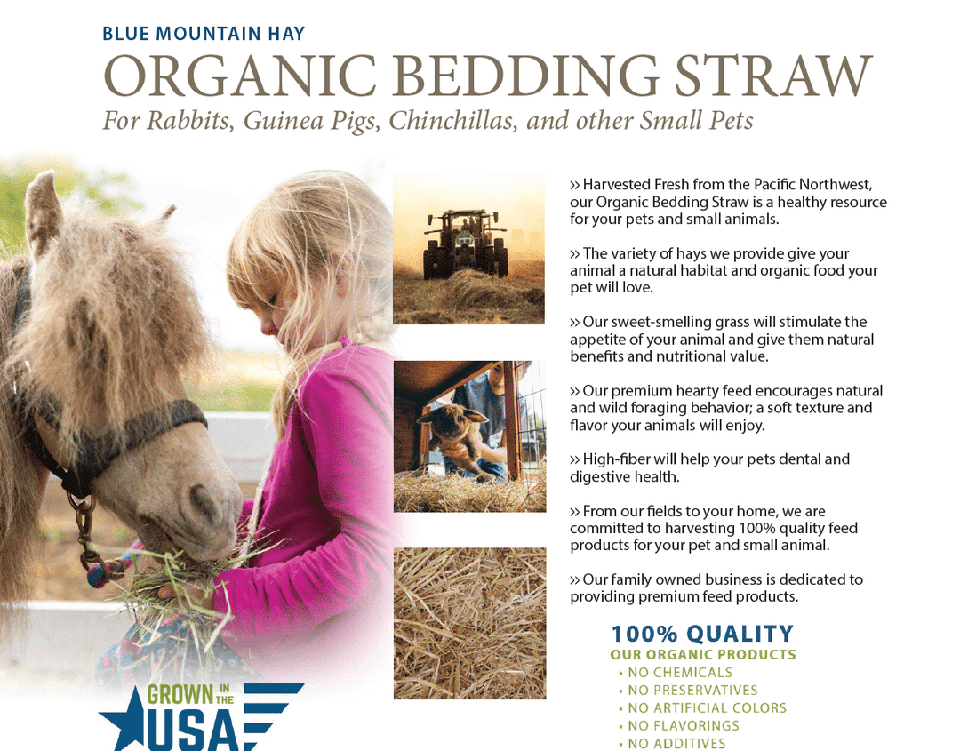 Organic Bedding Straw