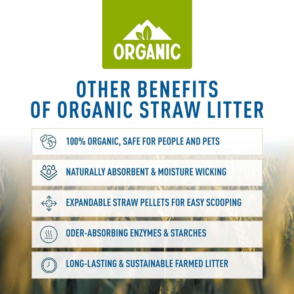 Organic Wheat Straw Litter