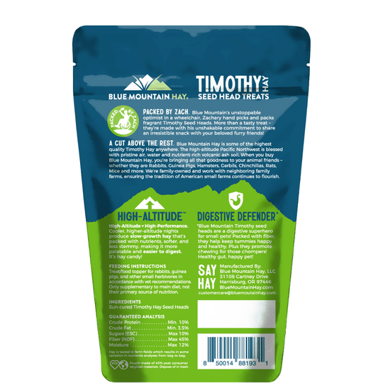 Timothy Hay Seedhead Treats